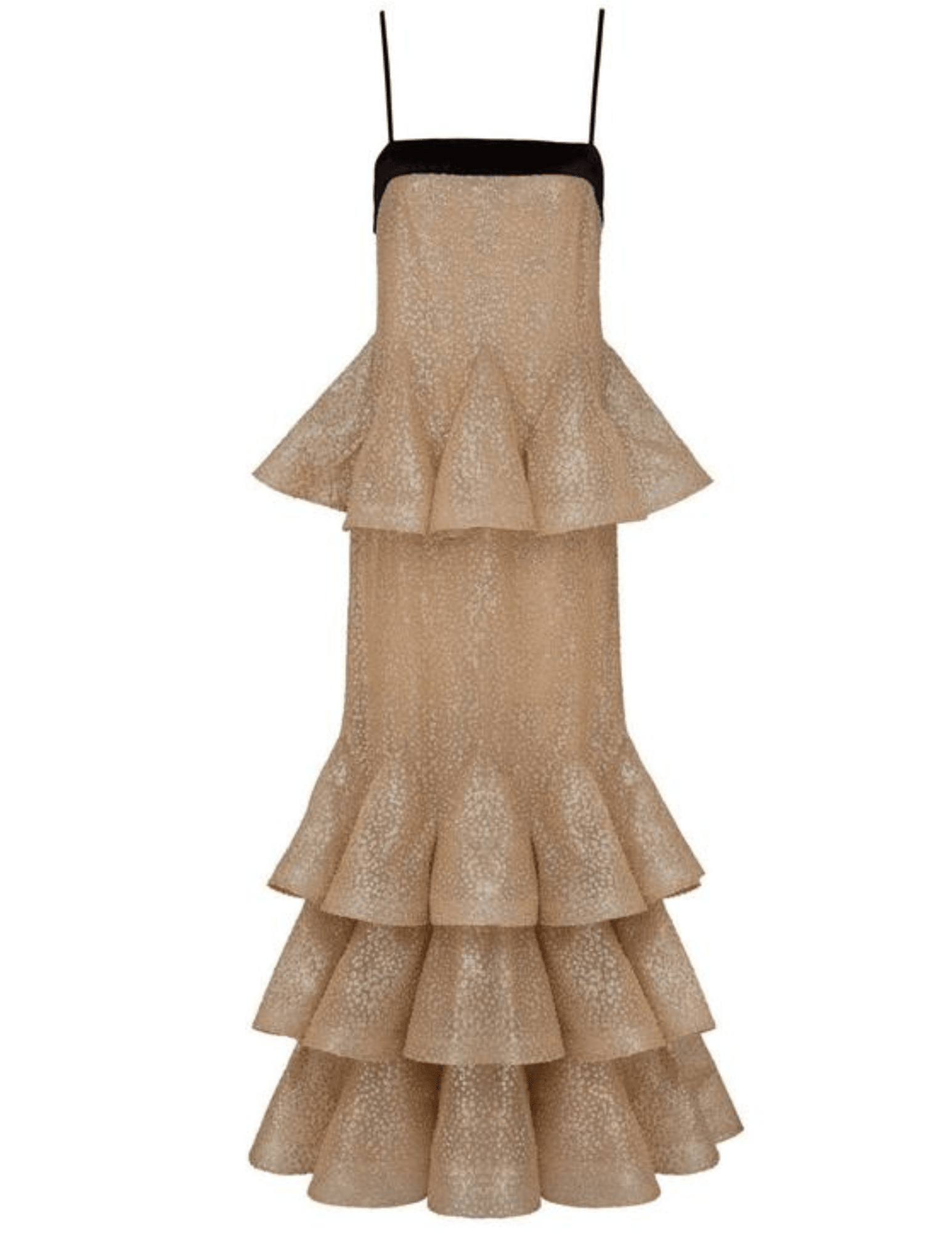 Zimmermann Pavilion Glitter Flutter Slip, Champagne, Size 0 Zimmermann Pavilion Glitter Flutter Slip, Champagne, Size 0