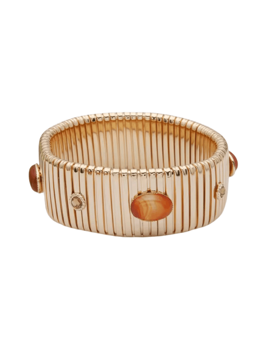 Austin Blaze - Austin Blaze Stretch Stone Metallic Bracelet - Buy Online