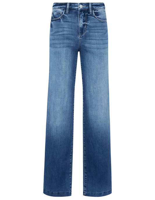 L'Agence - L'AGENCE Scottie High Rise Wide Leg Jeans in Cambridge - Buy Online