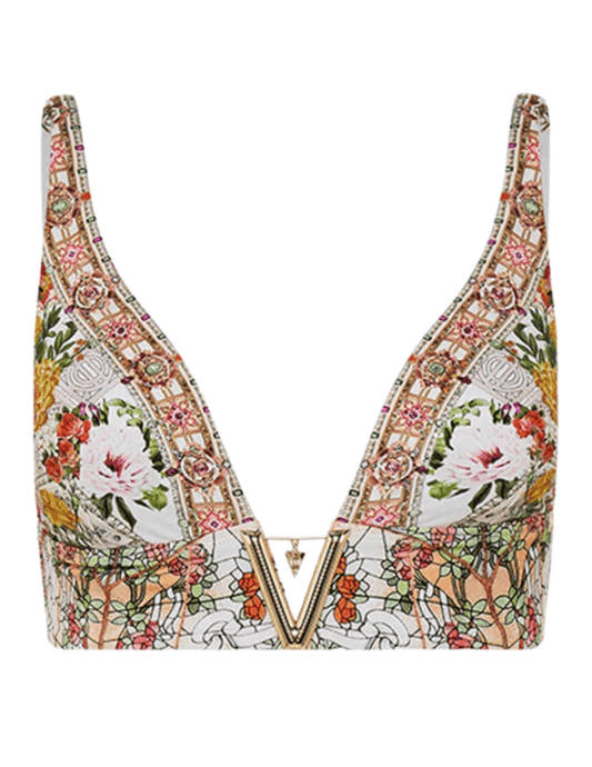 Camilla - Camilla V-Neck Hardware Bra Bikini Top - Buy Online