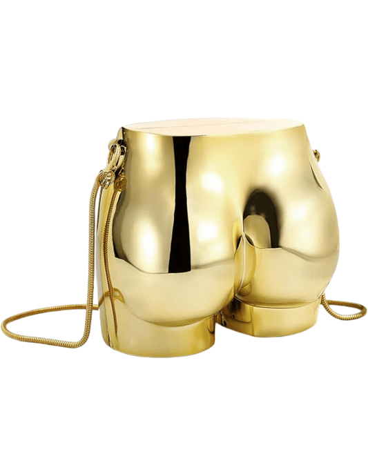 PRE-ORDER-Austin Blaze Jenny Metallic Body Clutch in Gold