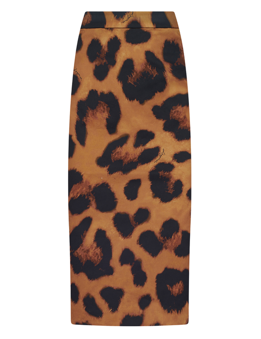 PRE-ORDER-L'AGENCE Ardis Pencil Skirt in Oversized Leopard