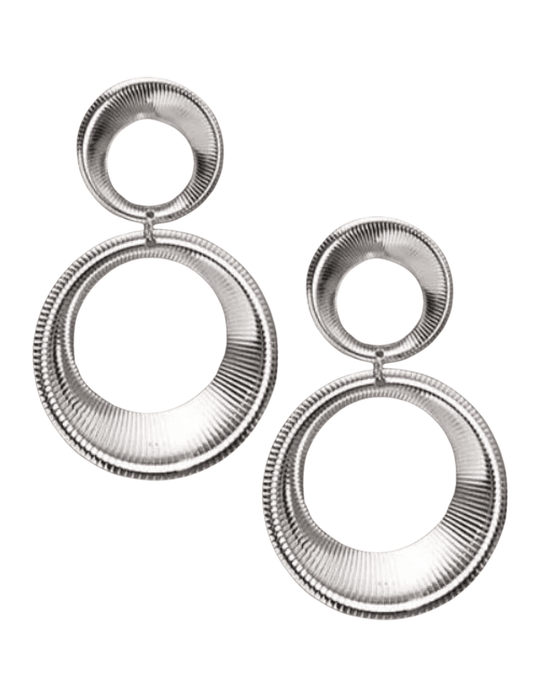 Austin Blaze - Austin Blaze Double Hoop Dangle Earrings - Buy Online