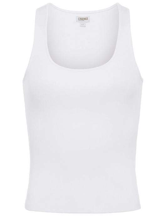 L'Agence - L'Agence Adira Scoop Neck Tank - Buy Online