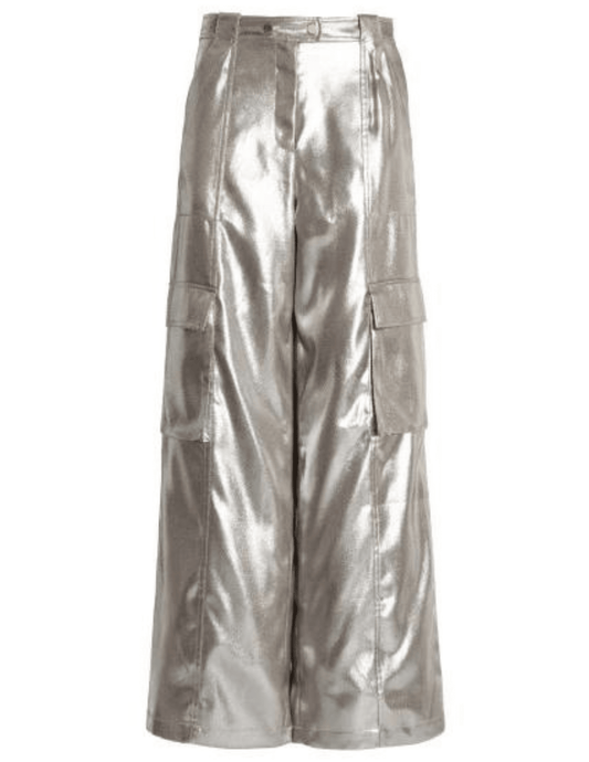 Simkhai - Simkhai Beatriz Metallic Satin Cargo Pant - Buy Online