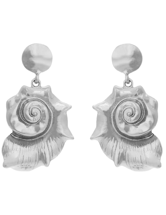 St. Barths La Robe - St. Barths La Robe Conch Shell Dangle Earrings - Buy Online