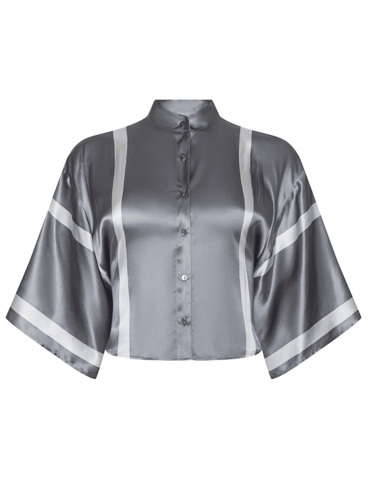 L'AGENCE Dru Cropped Blouse