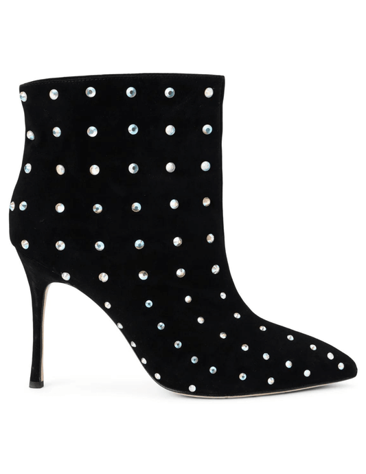 L'Agence Mariette Crystal Embellished Ankle Boot