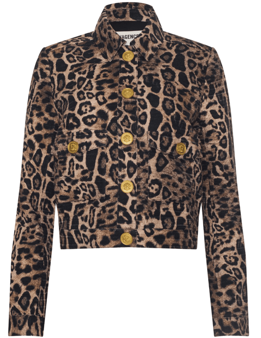 PRE-ORDER-L'AGENCE Nyx Cropped Jacket