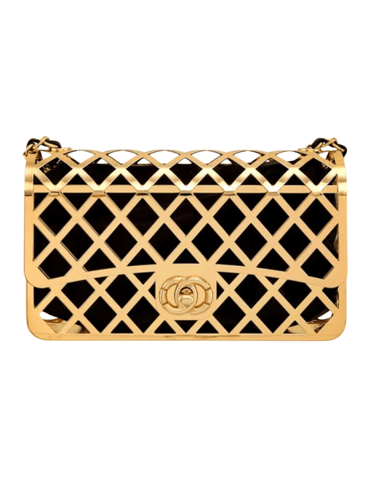 Fleur de Camélia - Fleur de Camélia Metal Geometric Cage Crossbody - Buy Online