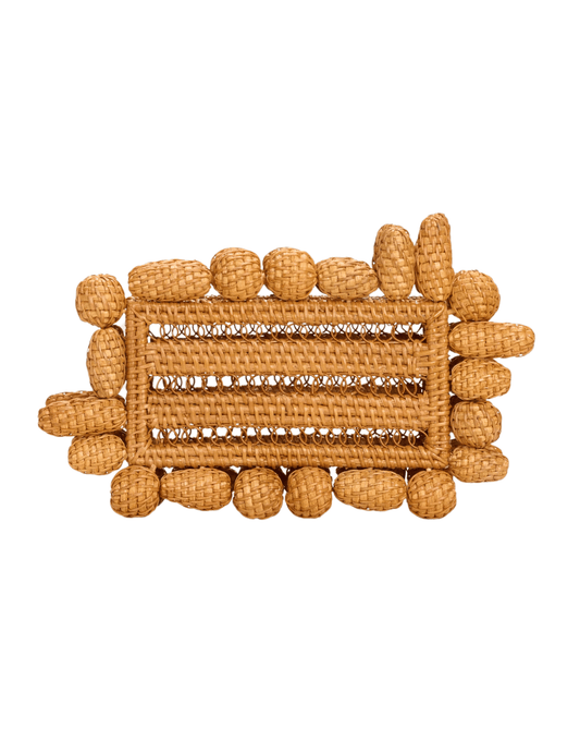 Cult Gaia - Cult Gaia Akira Rattan Clutch - Buy Online