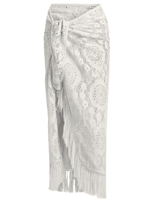 Simkhai Thyri Fringe Trim Pareo