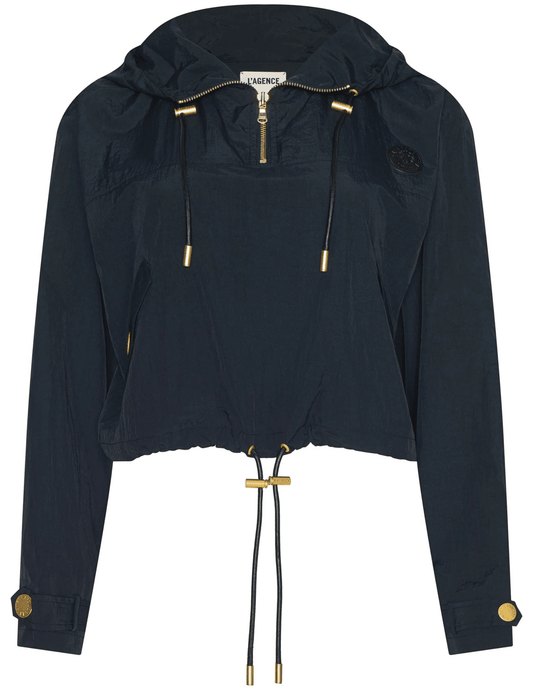 L'Agence - L'AGENCE Bronwyn Cropped Windbreaker - Buy Online