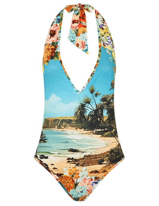 Camilla - Camilla Reversible V-Neck Halter One Piece Swimsuit - Buy Online