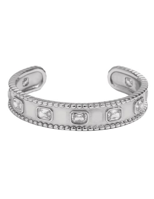 Austin Blaze - Austin Blaze Zirconia Open Cuff Bracelet - Buy Online
