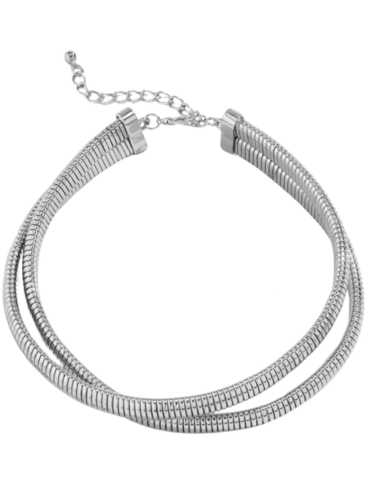 Austin Blaze - Austin Blaze Duo Snake Collar Necklace - Buy Online