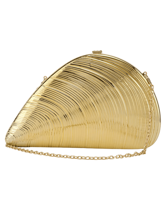 St. Barths La Robe - St. Barths La Robe Metallic Oyster Crossbody - Buy Online