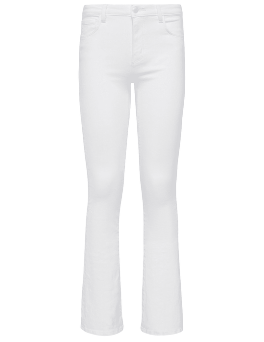 L'Agence - L'Agence Selma High Rise Baby Boot-Cut Jeans In Blanc - Buy Online