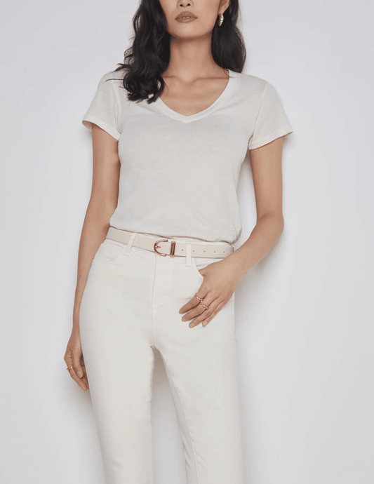 L'Agence - L'Agence Becca V-Neck Tee - Buy Online