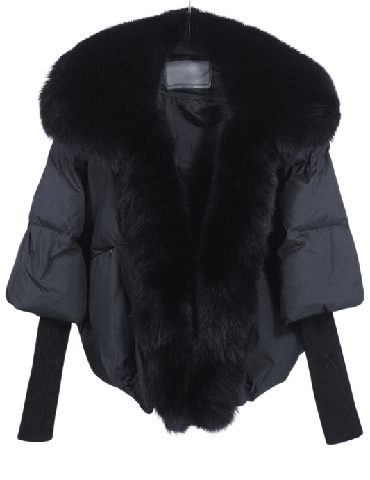 Steven Dann - Steven Dann Fox Collar Puffer Coat - Buy Online