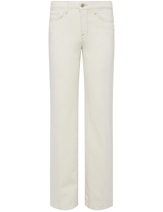L'Agence - L’AGENCE Scottie High Rise Wide Leg Jeans In Macadamia - Buy Online