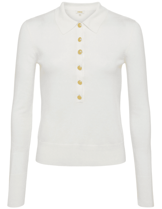 L'Agence - L'Agence Sterling Collared Sweater - Buy Online