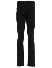 L'Agence - L’AGENCE Ruth High Rise Straight Jeans In Noir - Buy Online