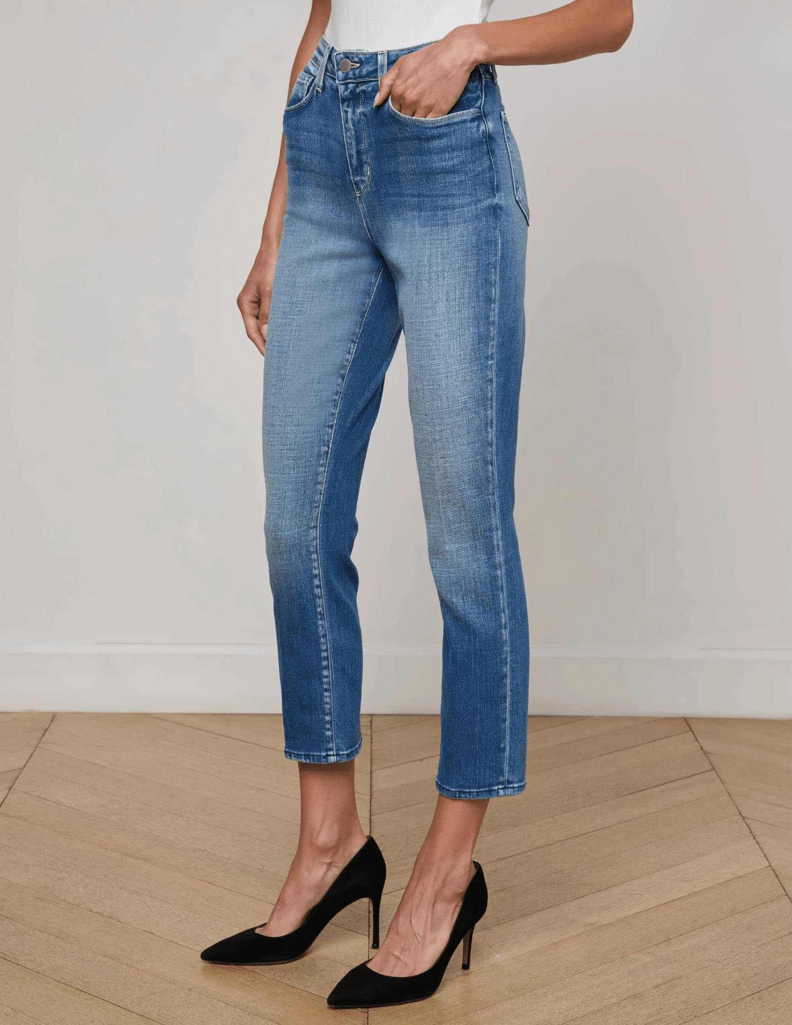 L'Agence - L'AGENCE Celestia Ultra High Rise Slim Jeans in Hayward - Buy Online