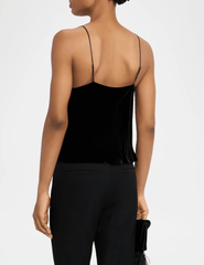 L'Agence - L'Agence Calista Velvet Cowl Neck Cami - Buy Online
