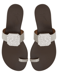 Giuseppe Zanotti - Giuseppe Zanotti Blahir Flat Embellished Sandal - Buy Online