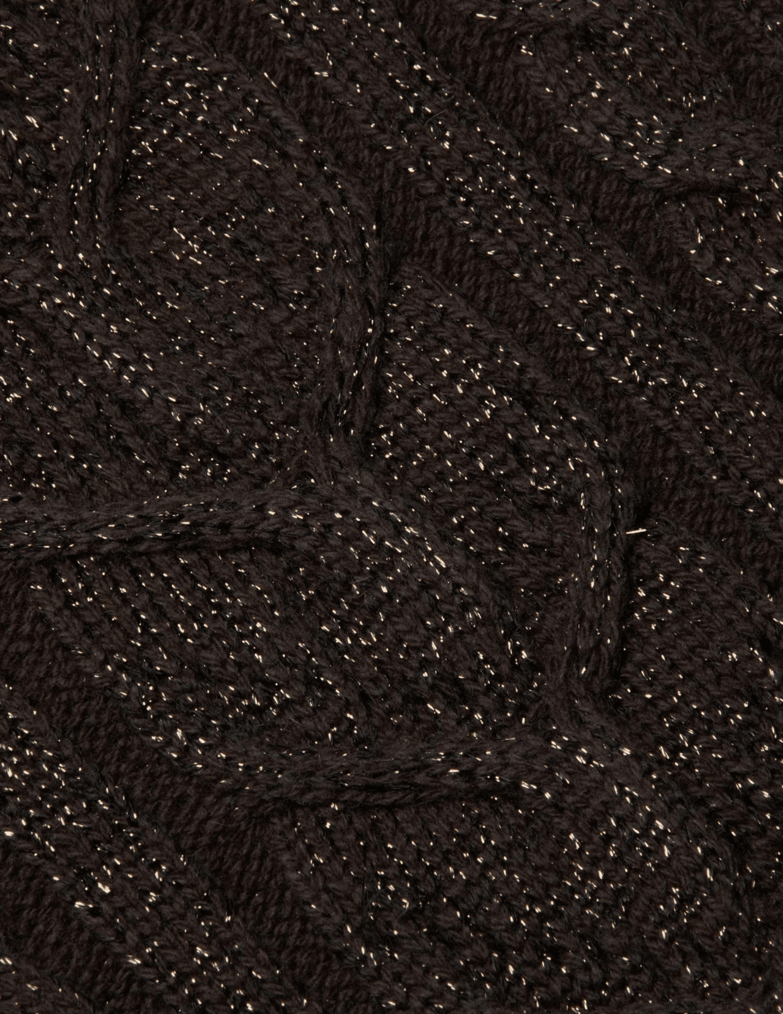 L'Agence - L'AGENCE Bellini Cable Turtleneck Tank in Dark Brown - Buy Online