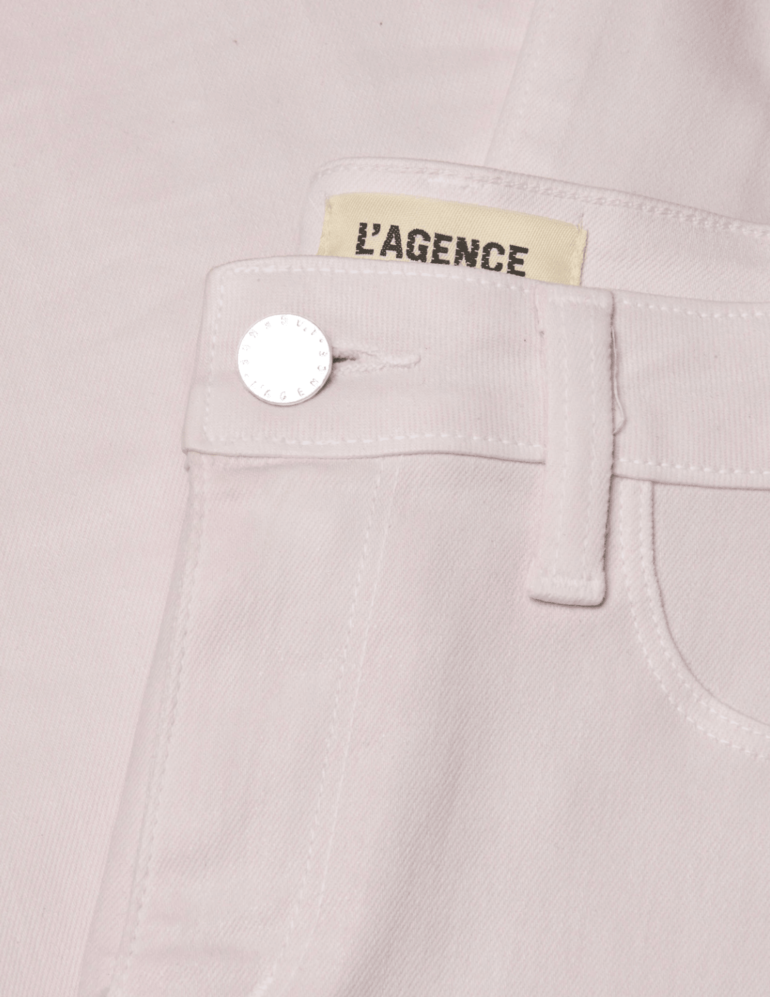 L'Agence - L'AGENCE Kendra High Rise Cropped Coated Jean in Icy Lilac Coated - Buy Online