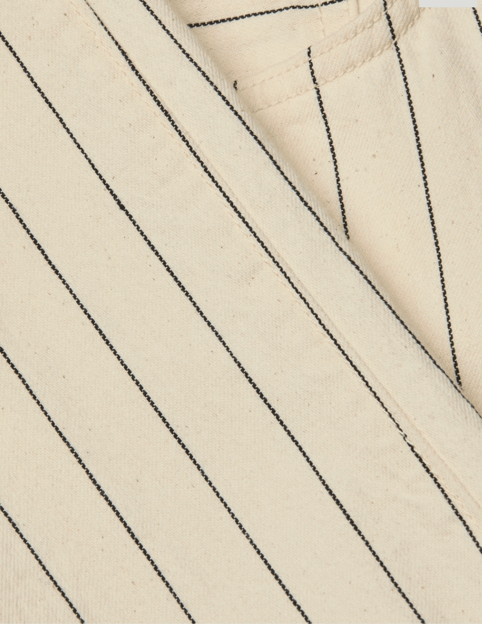 L'Agence - L'AGENCE Wanda High Rise Cropped Wide Leg Pant in Ecru Navy Stripe - Buy Online