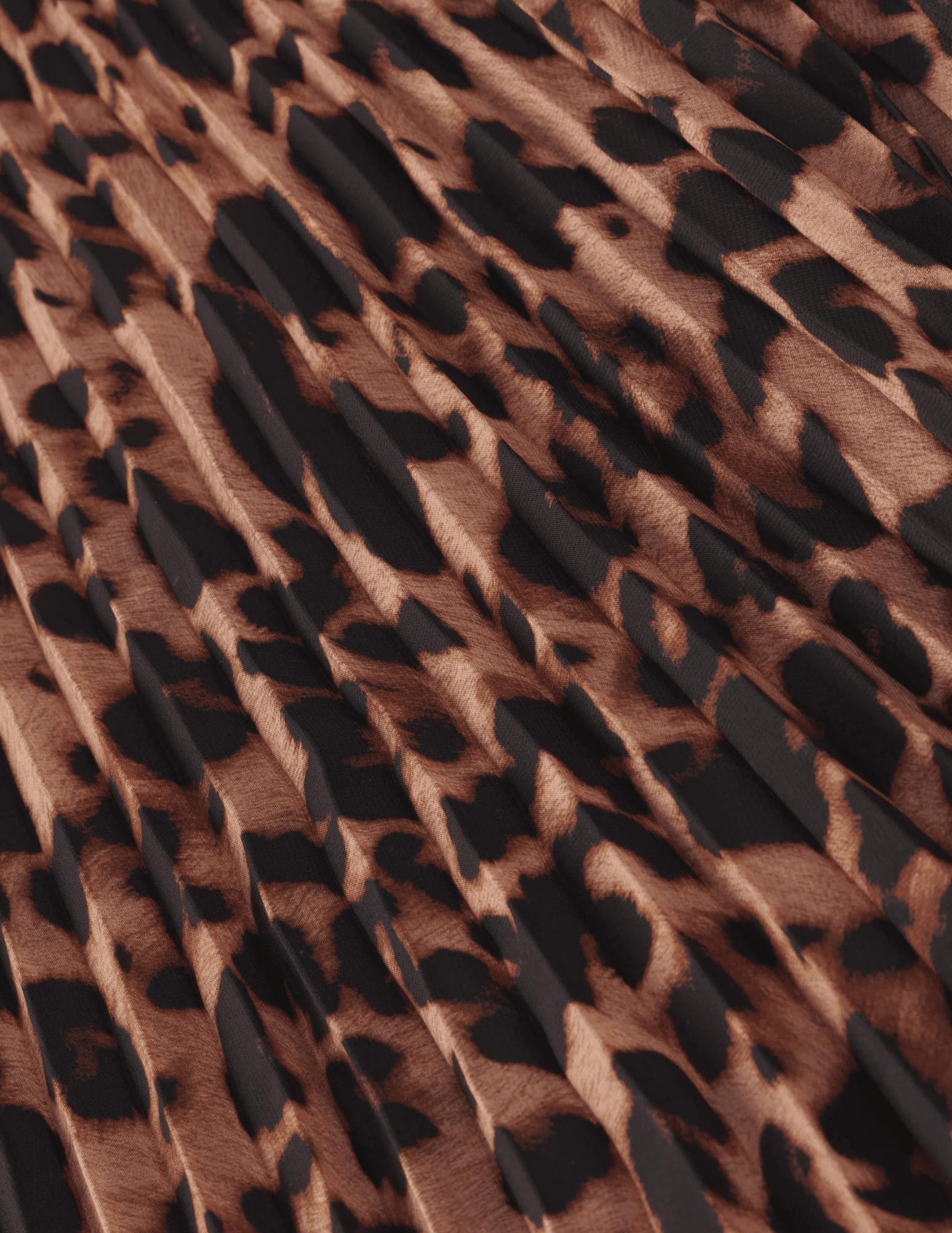 L'Agence - PRE-ORDER-L'AGENCE Torin Pleated Maxi Skirt in Brown Multi Amur Leopard - Buy Online