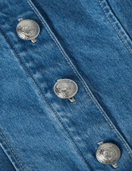 L'Agence - L’AGENCE Saga Denim Square Neck Bustier Top in Tipton - Buy Online