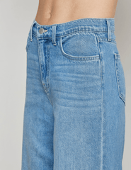 L'Agence - L'AGENCE Alicent High Rise Wide Leg Crop Jeans in Caster - Buy Online