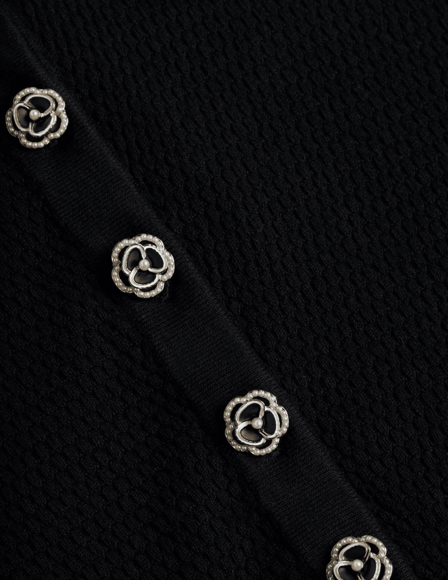 L'Agence - L'Agence Sterling Collared Embellished Sweater - Buy Online