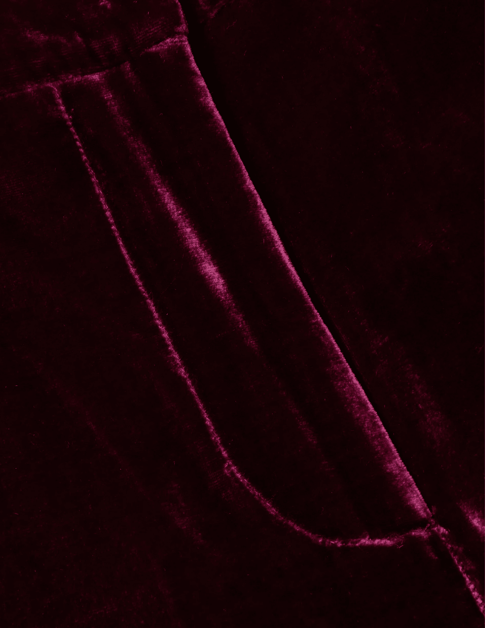 L'Agence - PRE-ORDER-L'AGENCE Pilar Velvet Wide Leg Pant in Dark Port - Buy Online