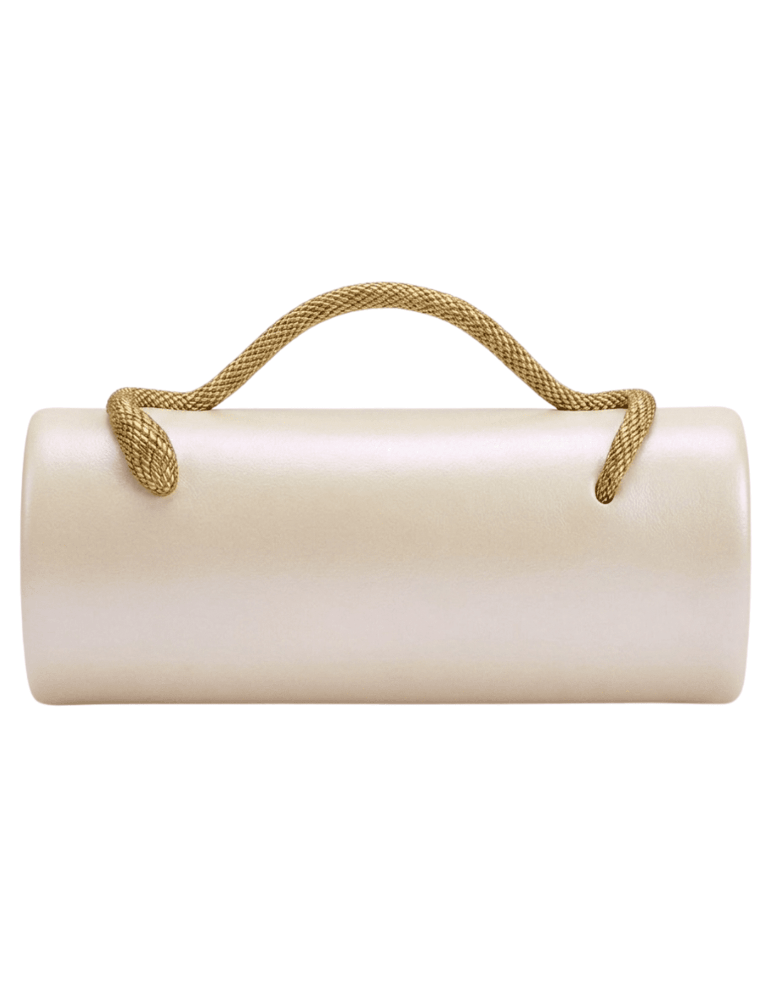 Austin Blaze Irisa Serpant Leather Clutch in Ivory
