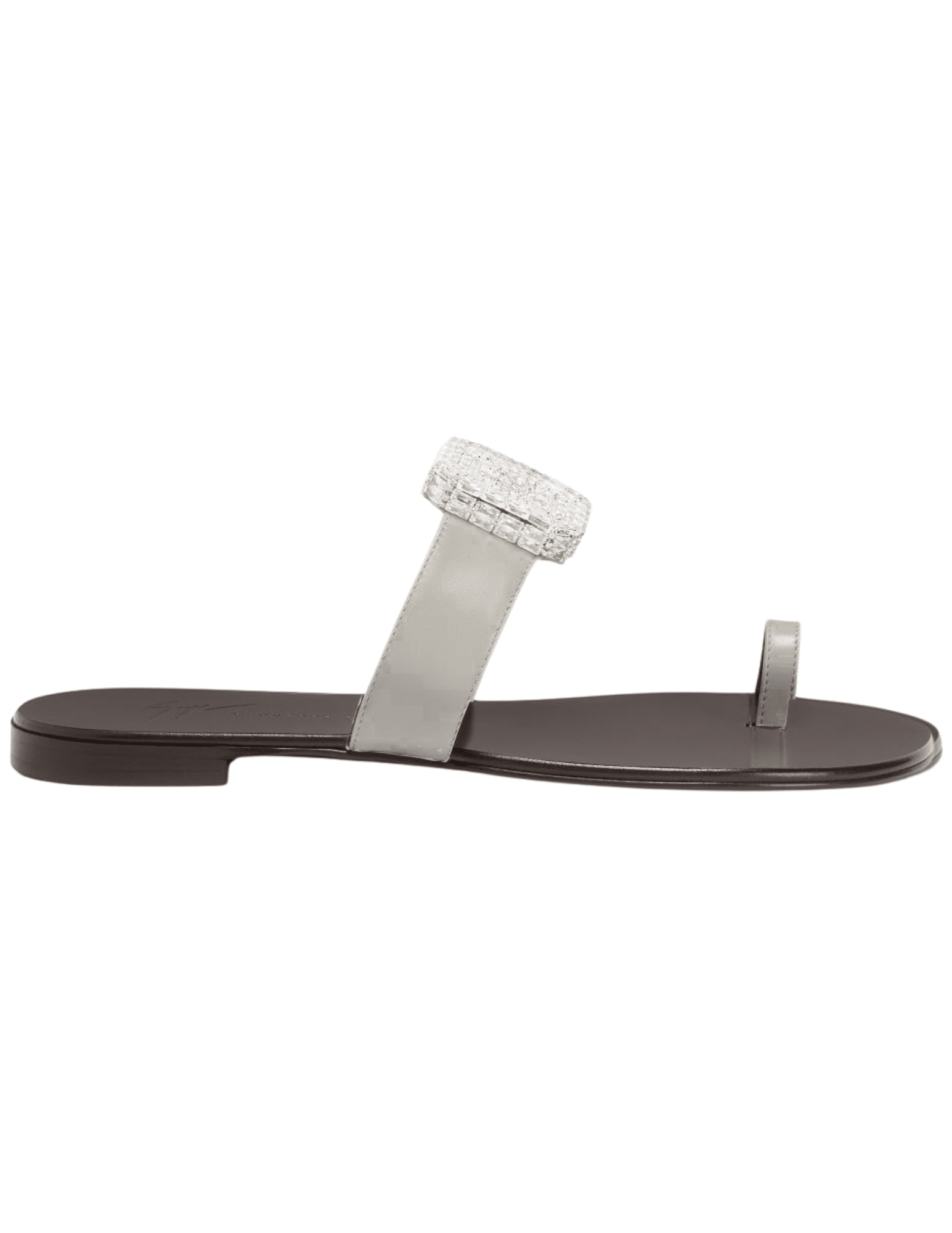 Giuseppe Zanotti - Giuseppe Zanotti Blahir Flat Embellished Sandal - Buy Online