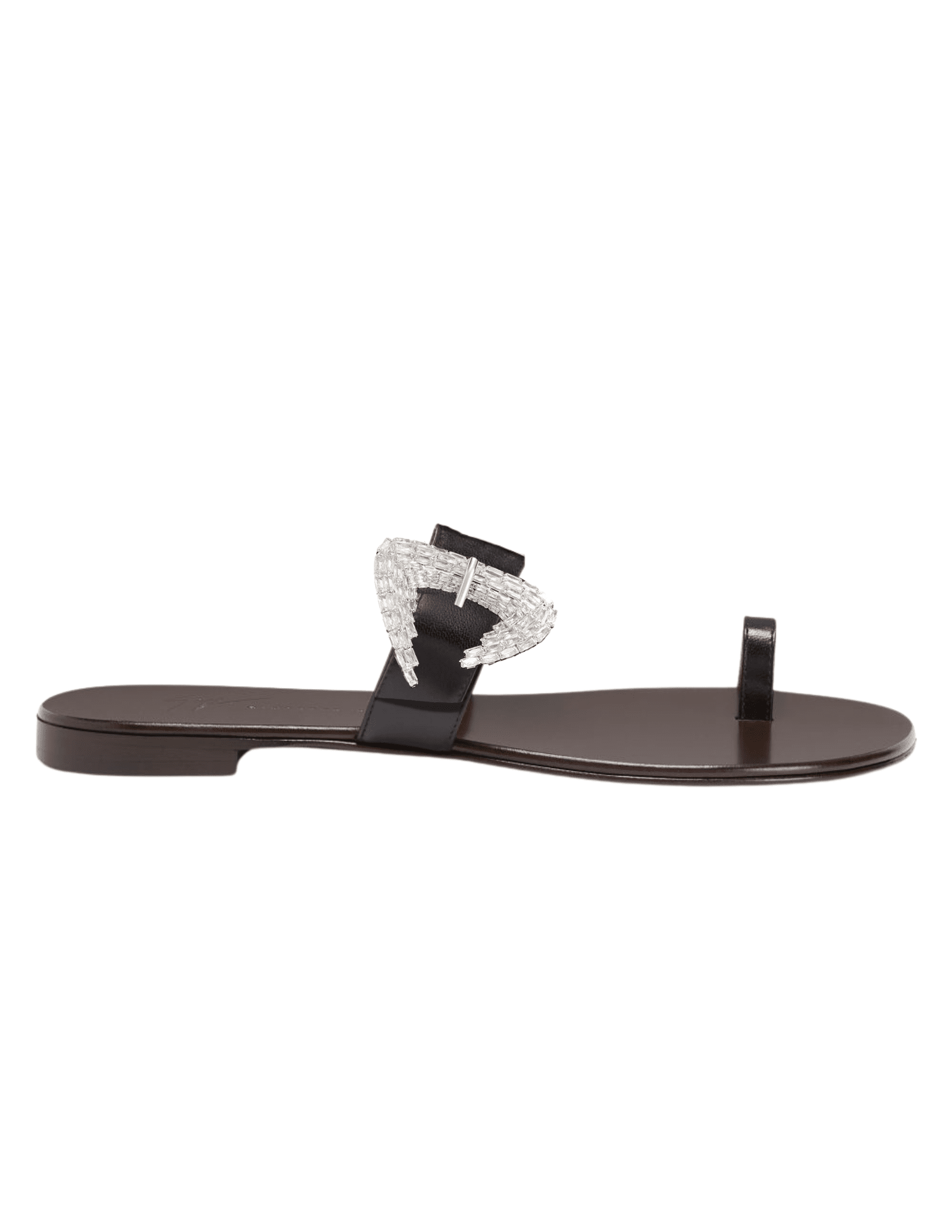 Giuseppe Zanotti - Giuseppe Zanotti Ludhovica Flat Embellished Sandal - Buy Online