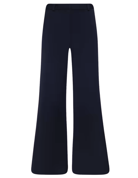 L'AGENCE Chelsy Wide Leg Pant in Midnight