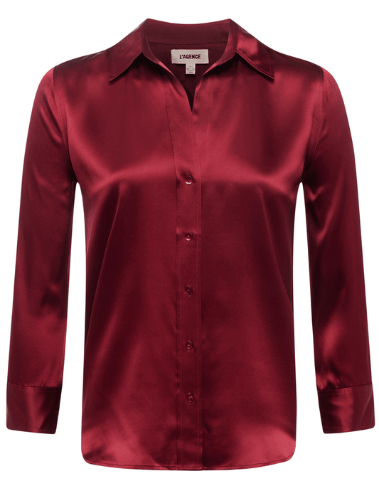 L'Agence - L'AGENCE Dani Three Quarter Sleeve Blouse - Buy Online