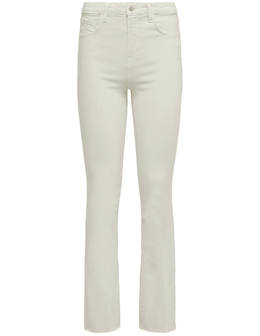 L’AGENCE Ruth High Rise Straight Jean in Vintage White.
