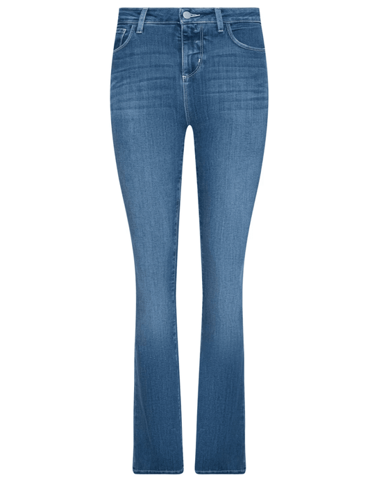 L'AGENCE Selma High-Rise Baby Boot-Cut Jeans in Medina