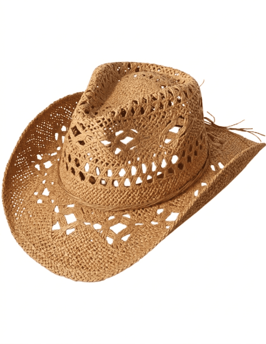 St. Barths La Robe Libby Straw Western Hat in Natural - Buy Online