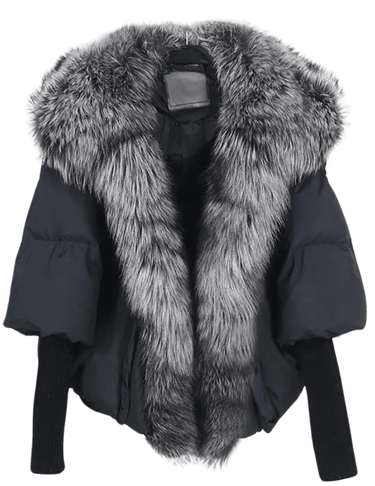 Steven Dann - Steven Dann Fox Collar Puffer Coat - Buy Online