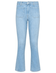 L'Agence - L'Agence Noya Cropped Slim Flare Jeans in Campos-SALE - Buy Online