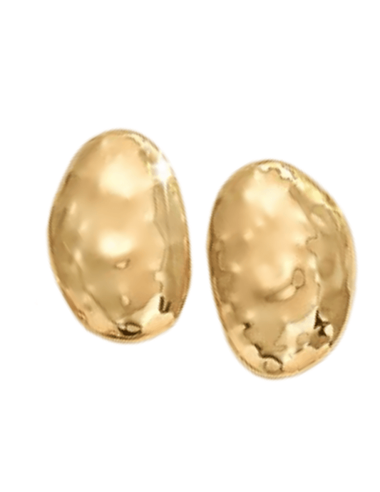 Austin Blaze Phoebe Geometric Statement Earrings in Gold