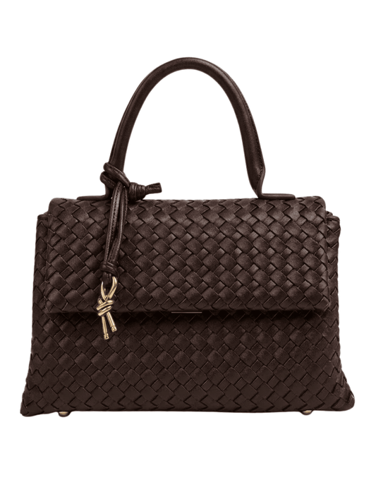 Austin Blaze Sloane Woven Dark Chocolate Bag |